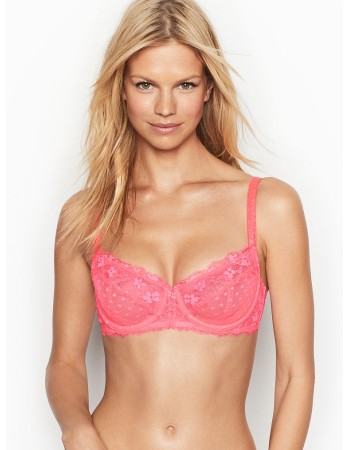 БЮСТГАЛЬТЕР LOGO BRA - DREAM ANGELS - БЕЗ НАПОЛНЕНИЯ - PINK - VICTORIA’S SECRET - 34C(р)