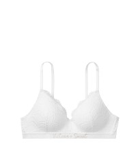 Logo Bra Lighty Lined Wireless White - Бюстгальтер Victoria’s Secret