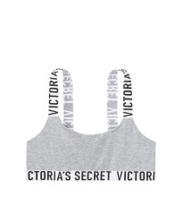 БЮСТГАЛЬТЕР BRA - LOGO SCOOP BRALETTE - GREY - VICTORIA'S SECRET