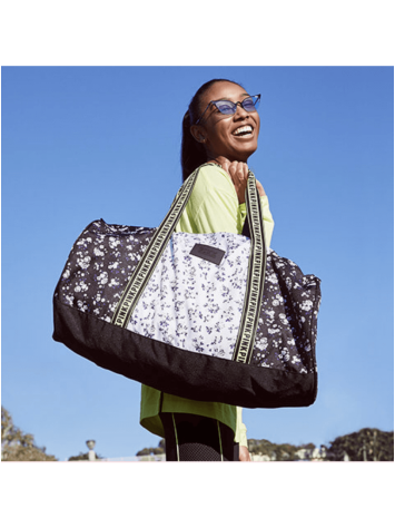 ПЛЯЖНА СУМКА VICTORIAS SECRET SPORT BAG - FLORAL PRINT