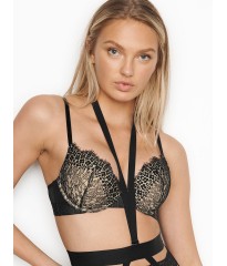 Монокини с перетяжками Victoria’s Secret Very Sexy Bra push-up Black