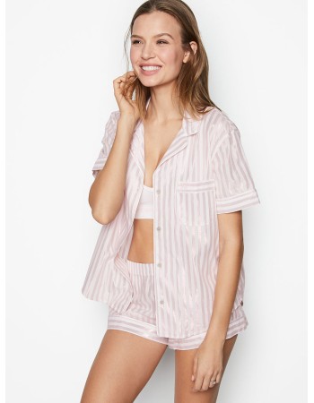 Пижама розовая в полоску Victoria’s Secret