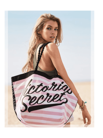 ПЛЯЖНА СУМКА Вікторія Сікрет - BEACH TOTE