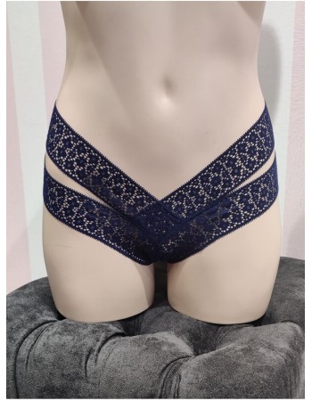 Трусики чіки Victoria's Secret Very Sexy Deep Blue Lace