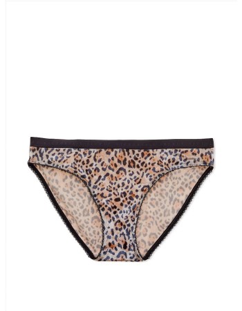 Трусики  Victoria’s Secret Cotton Bikini Soft Sand Leopard