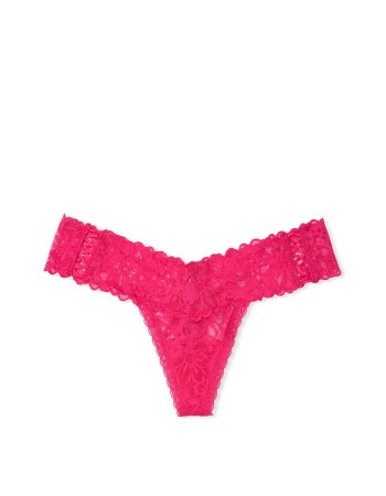 Трусики Victoria's Secret Thong Panty Pink Lace