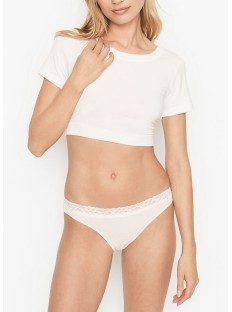 Трусики Victoria’s Secret Bikini Cotton White Panty