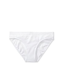 Трусики Victoria's Secret Bikini Cotton White Panty