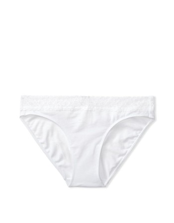Трусики Victoria’s Secret Bikini Cotton White Panty