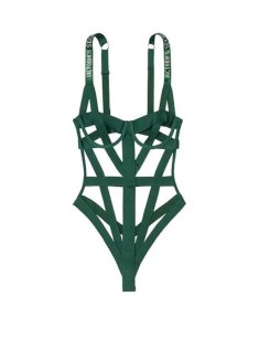Боді Banded Logo Shine Strap Teddy Envious