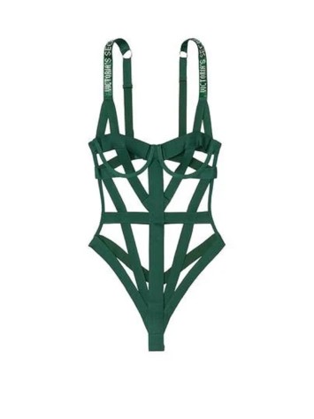 Боді Banded Logo Shine Strap Teddy Envious
