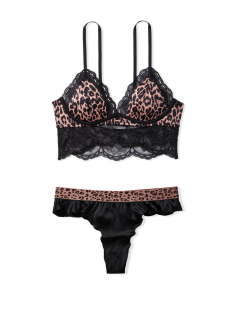 Комплект білизни Luxe Lingerie Leopard Unlined Lace Bralette set