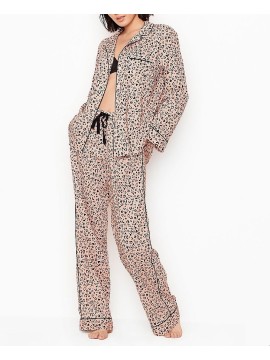 Пижама Cotton Long PJ Set Leopard