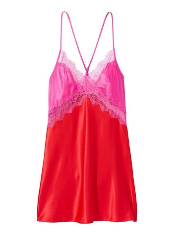 Пеньюар Very Sexy Lace Slip dress Colorblock Lace Inset Slip