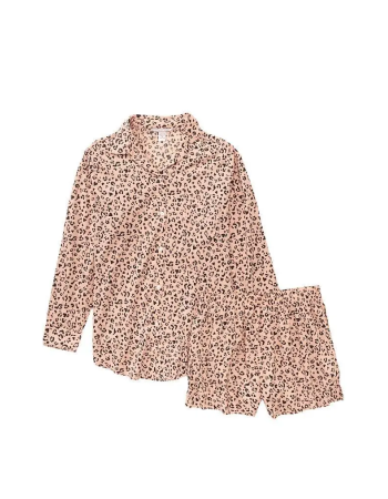 Піжама Cotton PJ Set Leopard print