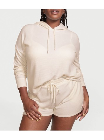 Піжама Glow Waffle Hoodie and Short Set Vanilla Dream