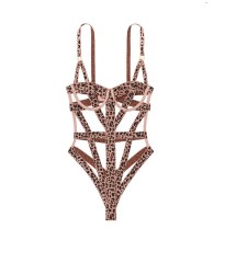 Боди Victoria’s Secret VERY SEXY Banded Strappy Leopard Teddy