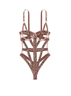 Боді Victoria's Secret VERY SEXY Banded Strappy Leopard Teddy