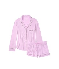 Піжама Victoria's Secret Modal Short Pj Set Purple Long Sleeve