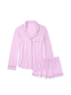 Піжама Victoria's Secret Modal Short Pj Set Purple Long Sleeve