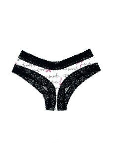 Трусики чіки Victoria’s Secret Cheeky cotton logo Vs