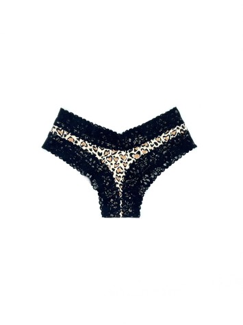 Трусики Victoria's Secret Cheeky cotton,чики з мереживом Leopard