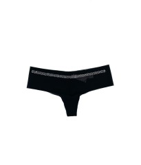 Трусики Victoria’s Secre бесшовные No Show Thong Panty Black