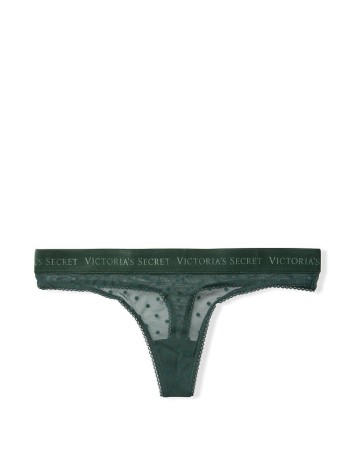 Трусики Victoria's Secret стрінги Thong panty Logo