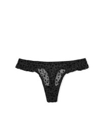 Трусики Victoria's Secret Thong Panty Black Stars