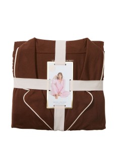 Піжама Modal Long Pajama Set Royal Brown
