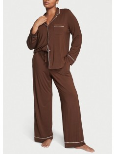 Піжама Modal Long Pajama Set Royal Brown