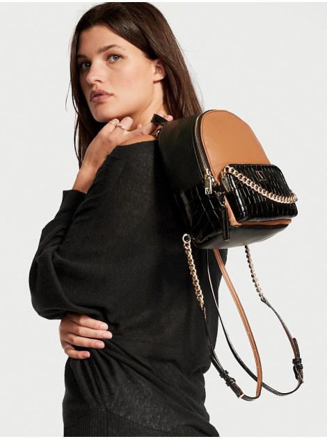 Компактный Рюкзак Victoria’s Secret The Victoria Small Backpack Croc Colorblock
