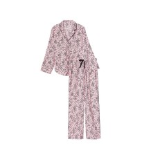 Пижама Victoria’s Secret Flannel Long Pajama Set Babydoll Tiny Hearts