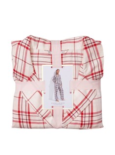 Піжама Victoria's Secret Flannel Long Pajama Set Peppermint Plaid