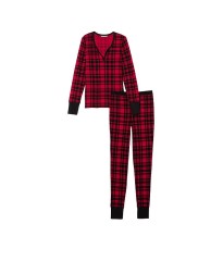 Пижама Thermal Long Pajama Set Red Buffalo Check