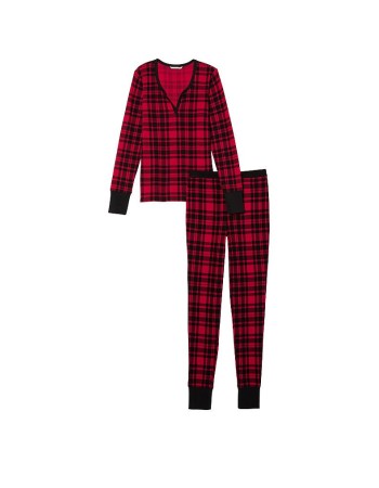 Піжама Thermal Long Pajama Set Red Buffalo Check
