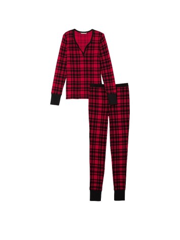Пижама Thermal Long Pajama Set Red Buffalo Check