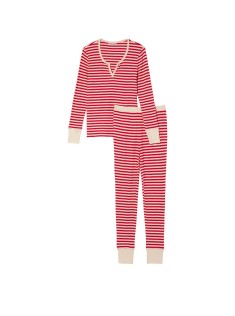 Піжама Thermal Long Pajama Set Peppermint Stripes