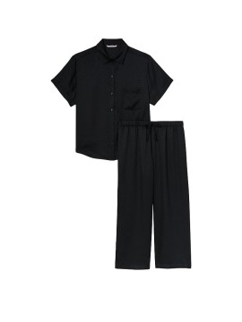 Піжама Victoria Secret Satin PJ Set Black