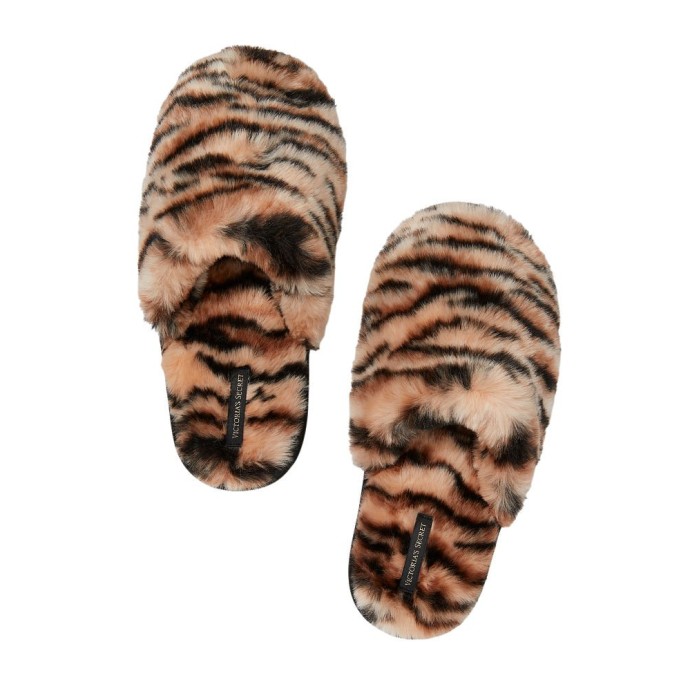 Домашні капці Victoria's Secret Tiger Faux Fur Slippers