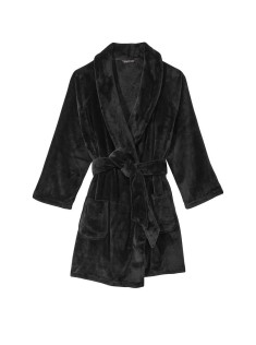 Халат Виктория Сикрет Black Logo Short Cozy Robe