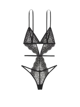 Боді Тедді Victoria's Secret Chantilly Lace Plunge Cutout Teddy