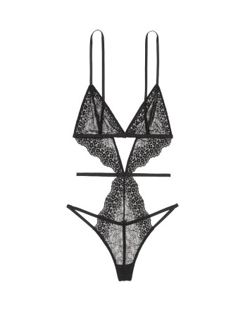Боді Тедді Victoria's Secret Chantilly Lace Plunge Cutout Teddy