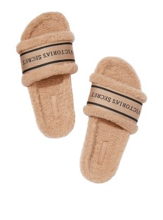 Домашние тапочки Victoria's Secret Beige Slippers