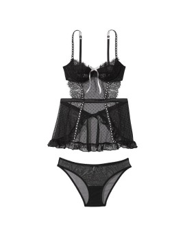 Боді Victoria’s Secret VERY SEXY Black Lace Teddy