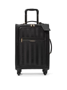 Валіза Victoria's Secret Black Stripe Carry On Rolling Luggage