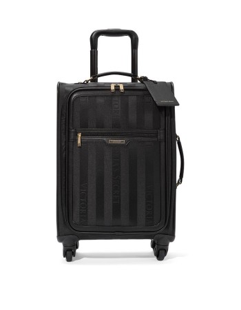 Валіза Victoria's Secret Black Stripe Carry On Rolling Luggage