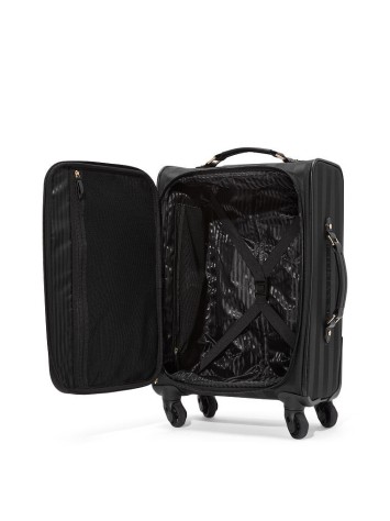 Валіза Victoria's Secret Black Stripe Carry On Rolling Luggage