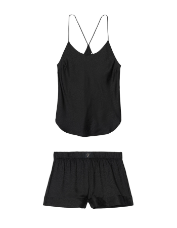 Піжама VS Cami Short PJ Set Satin Black