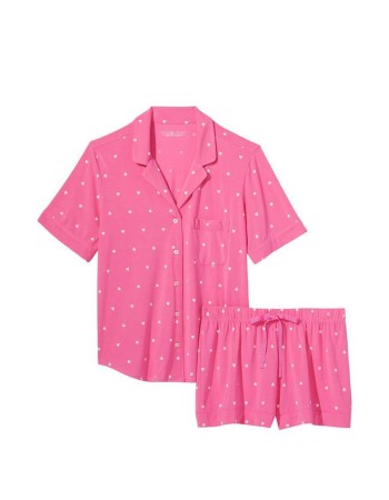 Піжама Victoria Secret Modal Short PJ Set Pink Hearts